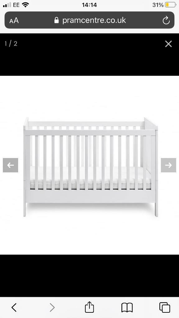 silver cross soho cot bed